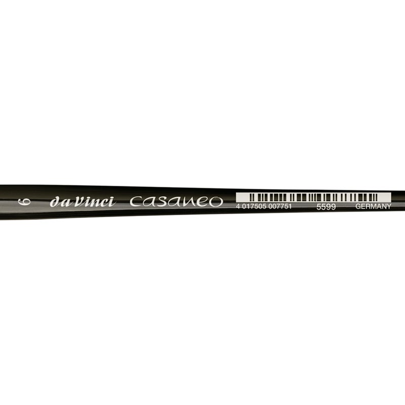 da Vinci Watercolor Series 5599 Size 6 - Inlaid Liner - Casaneo New Wave Synthetics - Vegan - Made in Germany, (Model: 5599-6) - Image 4